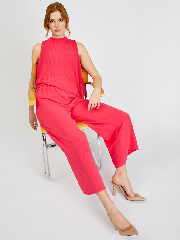 Orsay Dunkelrosa Damen-Faltenbluse ORSAY