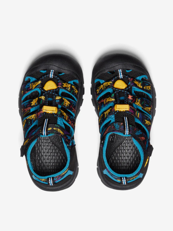 Keen Schwarz gemusterte Jungen Sandalen Keen