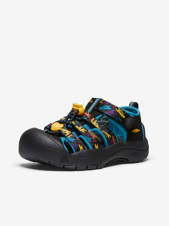 Keen Schwarz gemusterte Jungen Sandalen Keen