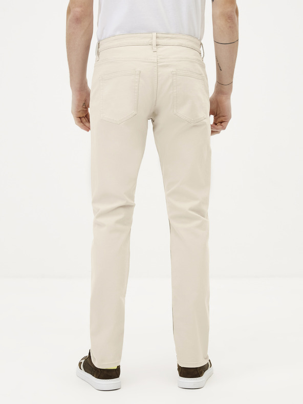Celio Cremefarbene Jeans mit gerader Passform Celio Jopry