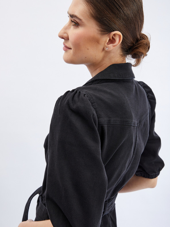 Orsay Schwarzer Denim-Overall für Damen ORSAY