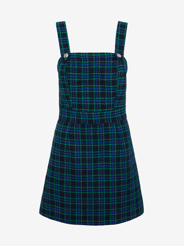 Orsay Dunkelblau kariertes Kleid für Damen ORSAY