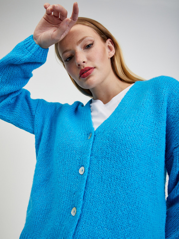 Orsay Blaue Damen Strickjacke ORSAY