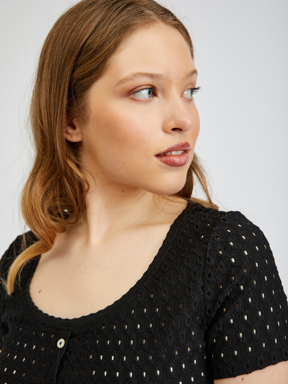 Orsay Schwarzes Damen-T-Shirt ORSAY