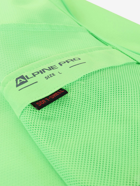 ALPINE PRO Herren Softshelljacke mit Membrane ALPINE PRO MULT grün