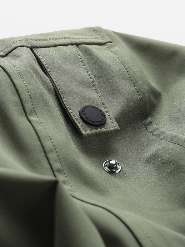 ALPINE PRO Wasserdichte Herrenjacke mit Membrane ptx ALPINE PRO PERFET grün