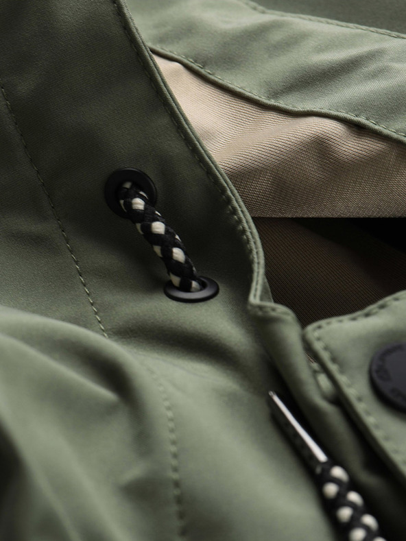 ALPINE PRO Wasserdichte Herrenjacke mit Membrane ptx ALPINE PRO PERFET grün