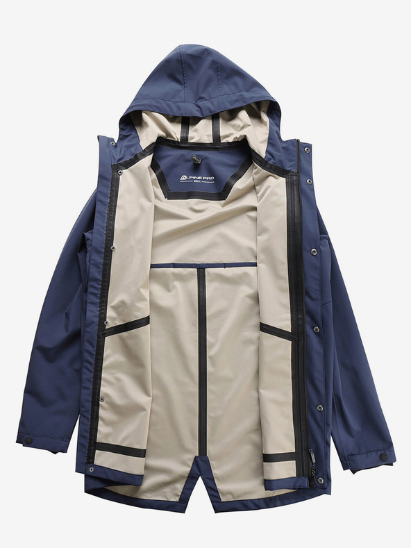ALPINE PRO Wasserdichte Herrenjacke mit ptx-Membran ALPINE PRO PERFET blau