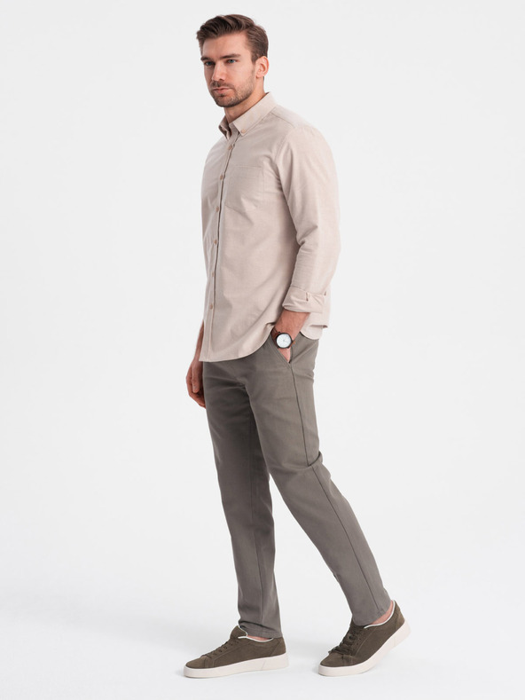 Ombre Clothing Braun Herren Chino Hose Ombre Kleidung