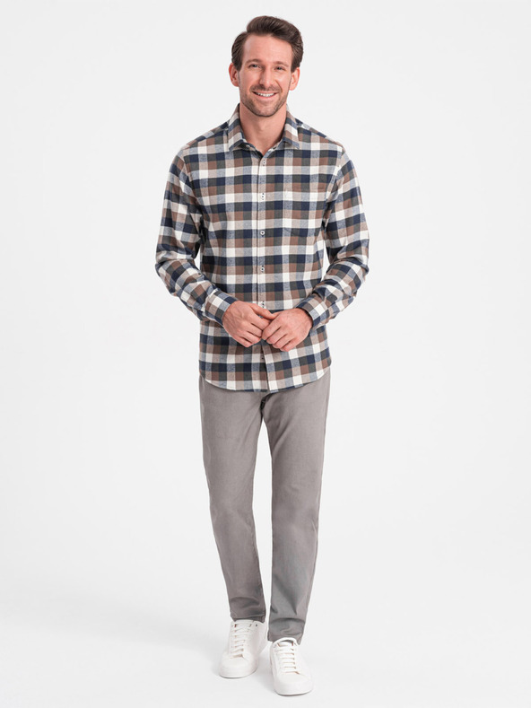 Ombre Clothing Graue Herren-Chinohose Ombre Kleidung