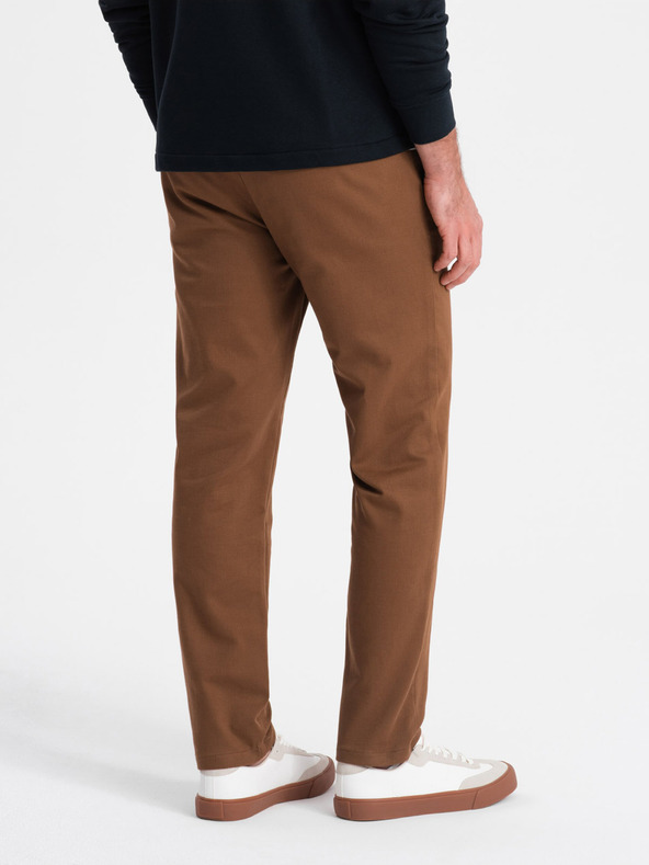 Ombre Clothing Braun Herren Chino Hose Ombre Kleidung