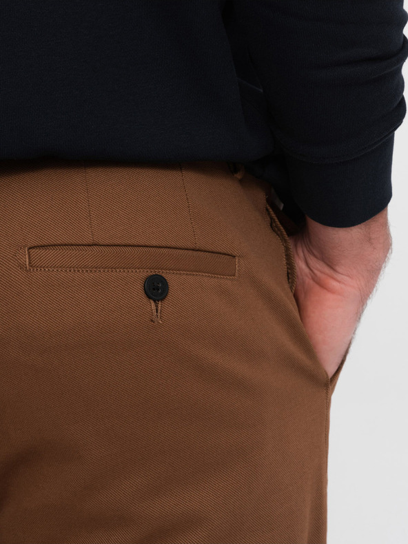 Ombre Clothing Braun Herren Chino Hose Ombre Kleidung