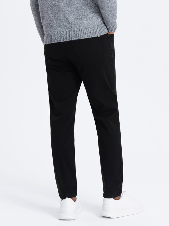 Ombre Clothing Schwarze Herren Chino-Hose Ombre Kleidung