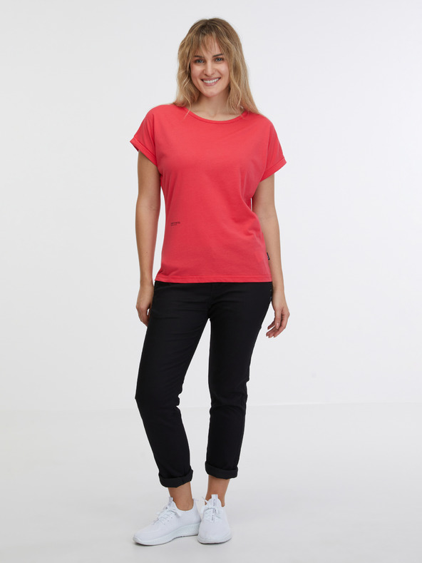 Sam 73 Korallfarbenes Damen-T-Shirt SAM 73 Cristina
