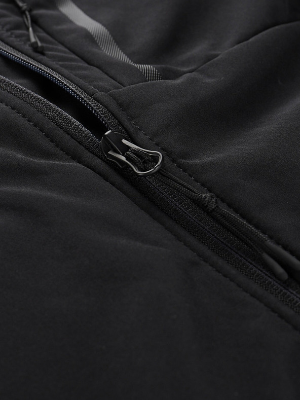 ALPINE PRO Schwarze Herren-Softshell-Jacke ALPINE PRO HOOR