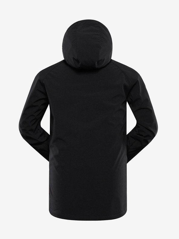 ALPINE PRO Schwarze Herren-Softshell-Jacke ALPINE PRO HOOR