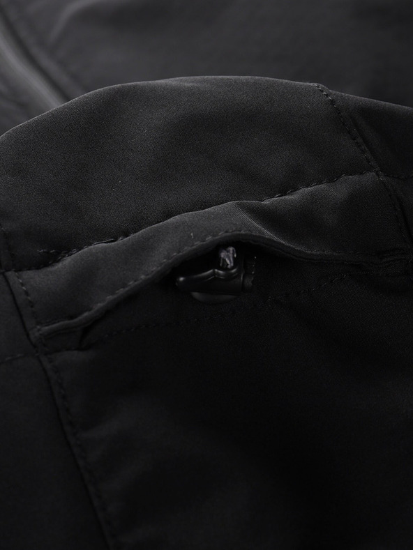 ALPINE PRO Schwarze Herren-Softshell-Jacke ALPINE PRO HOOR