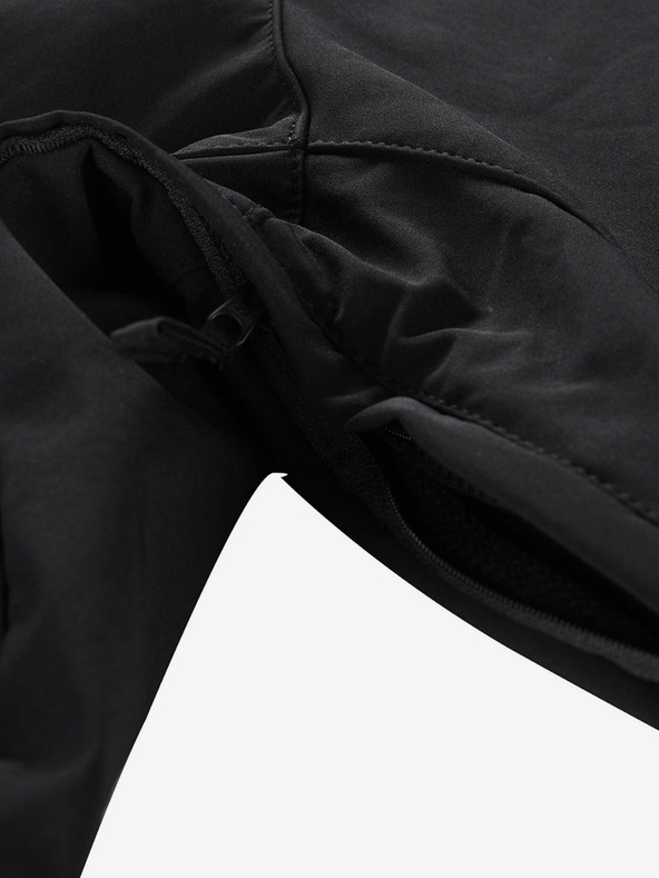 ALPINE PRO Schwarze Herren-Softshell-Jacke ALPINE PRO HOOR