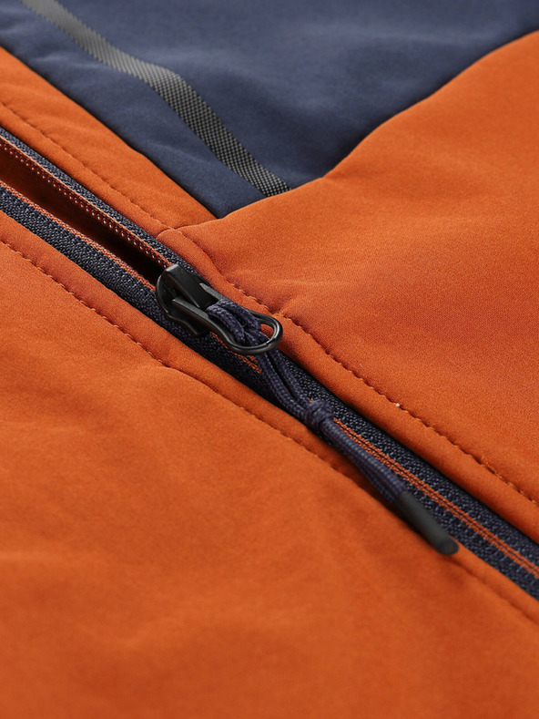 ALPINE PRO Braune Herren-Softshell-Jacke ALPINE PRO Hoor