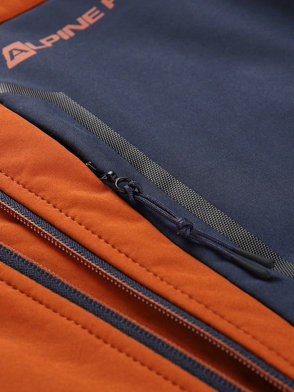 ALPINE PRO Braune Herren-Softshell-Jacke ALPINE PRO Hoor