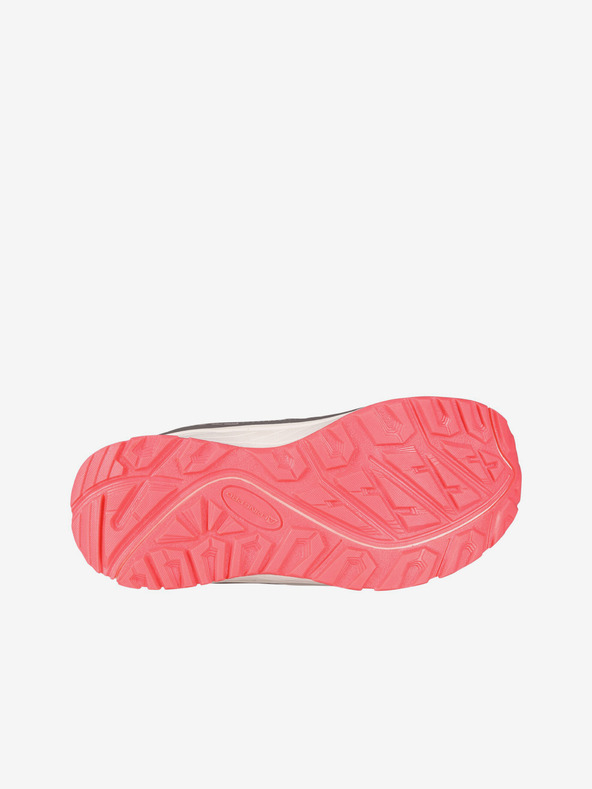 ALPINE PRO Rosa und graue Kinder-Outdoor-Turnschuhe ALPINE PRO MORELO