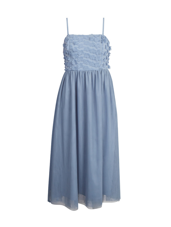 Orsay Hellblaues Damen-Midikleid ORSAY