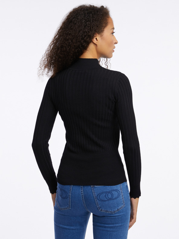 Orsay Schwarzer leichter Damen-Pullover ORSAY