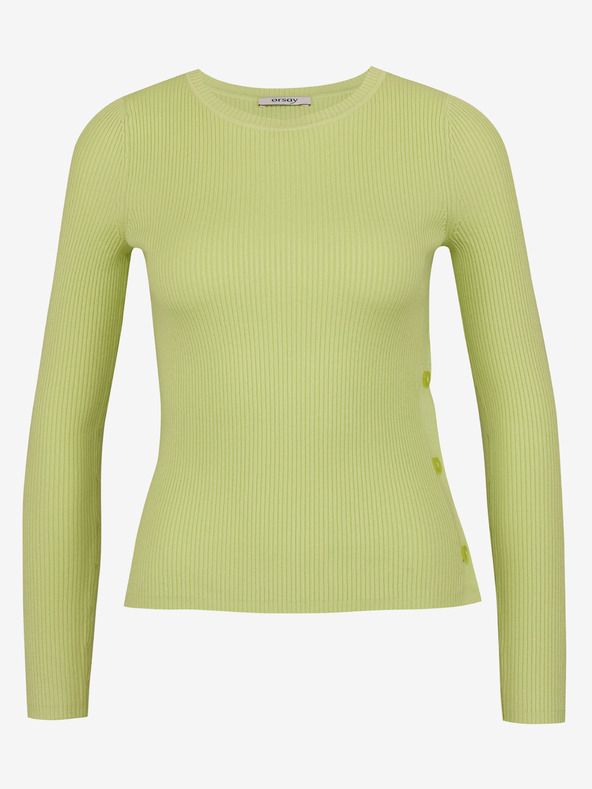 Orsay Hellgrüner Damen-Rippenpullover ORSAY