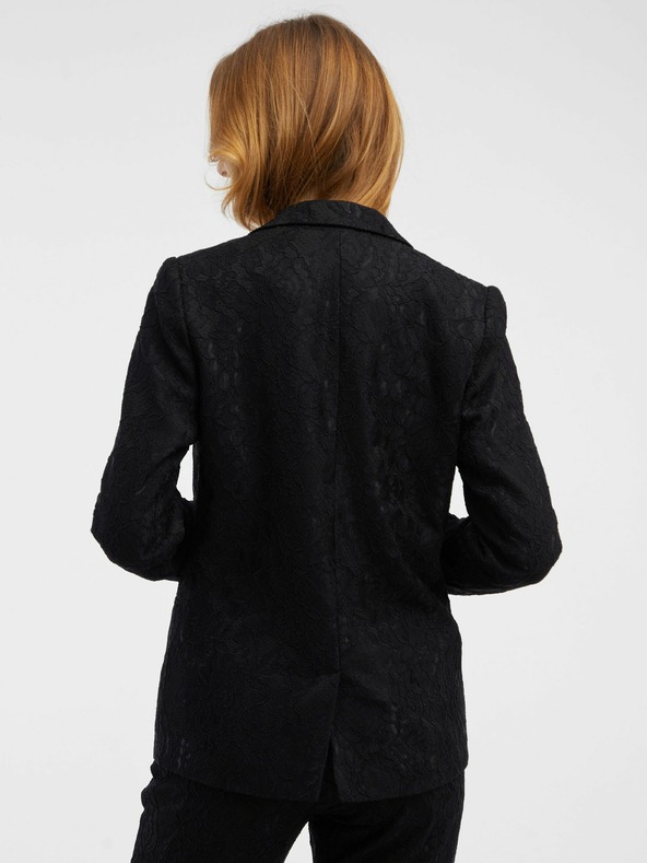 Orsay Schwarze gemusterte Damenjacke ORSAY