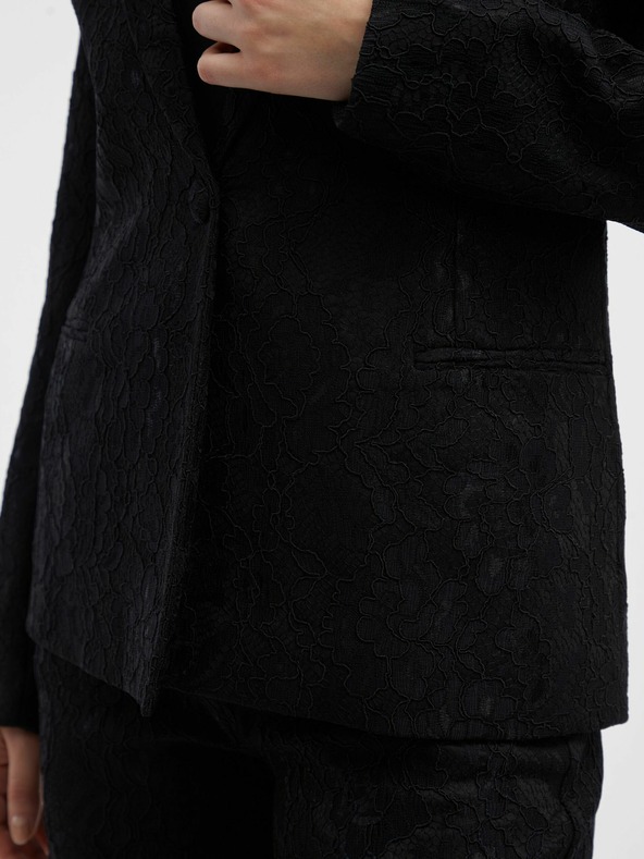 Orsay Schwarze gemusterte Damenjacke ORSAY