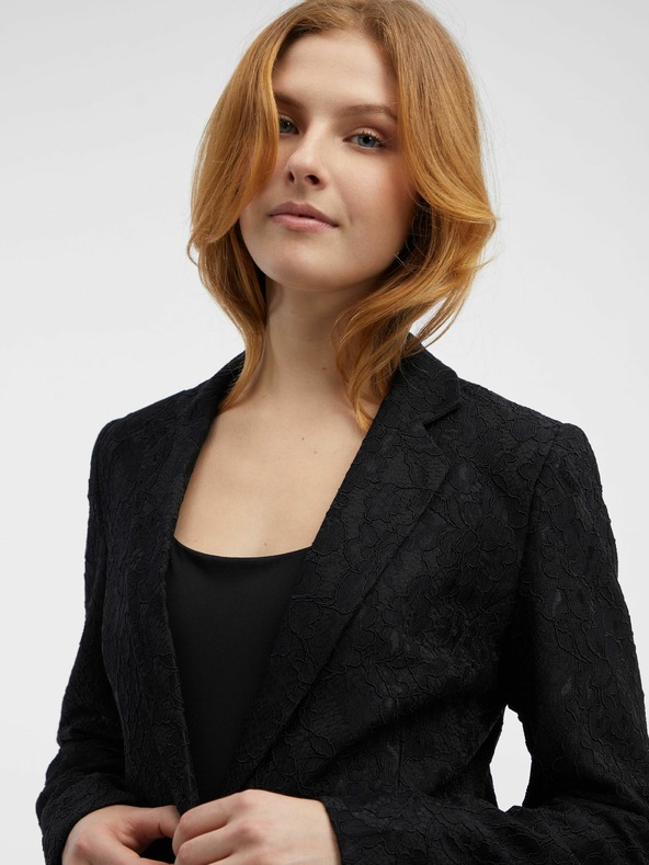 Orsay Schwarze gemusterte Damenjacke ORSAY