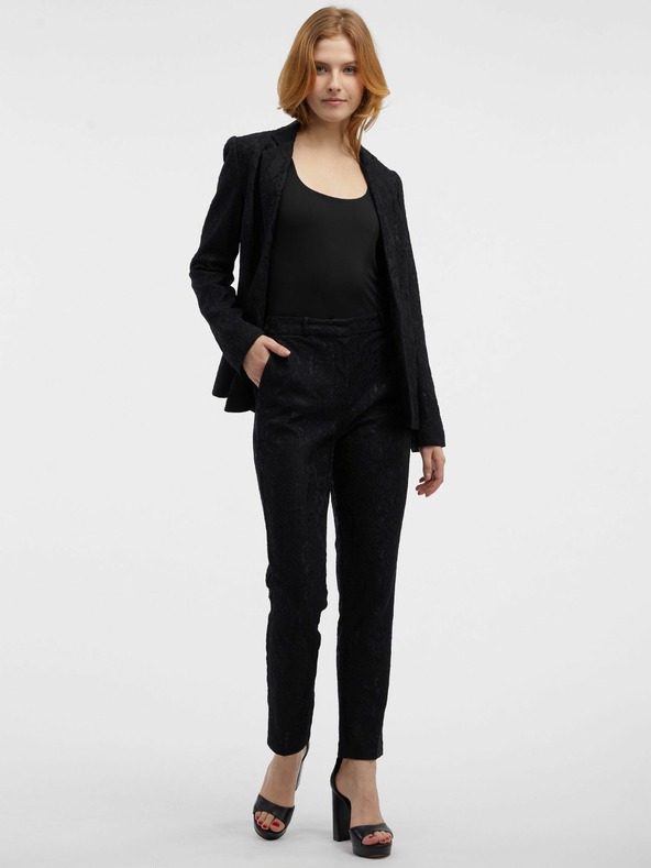Orsay Schwarze gemusterte Damenjacke ORSAY