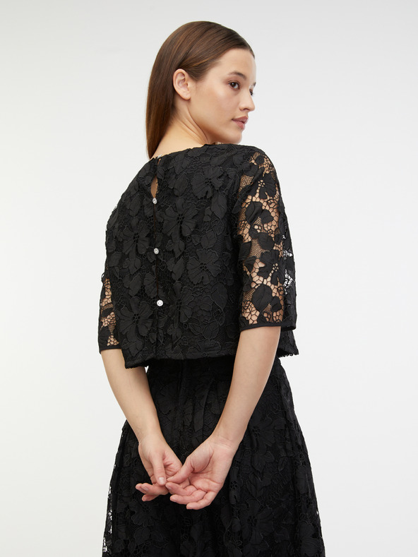 Orsay Schwarze Damen-Spitzenbluse ORSAY
