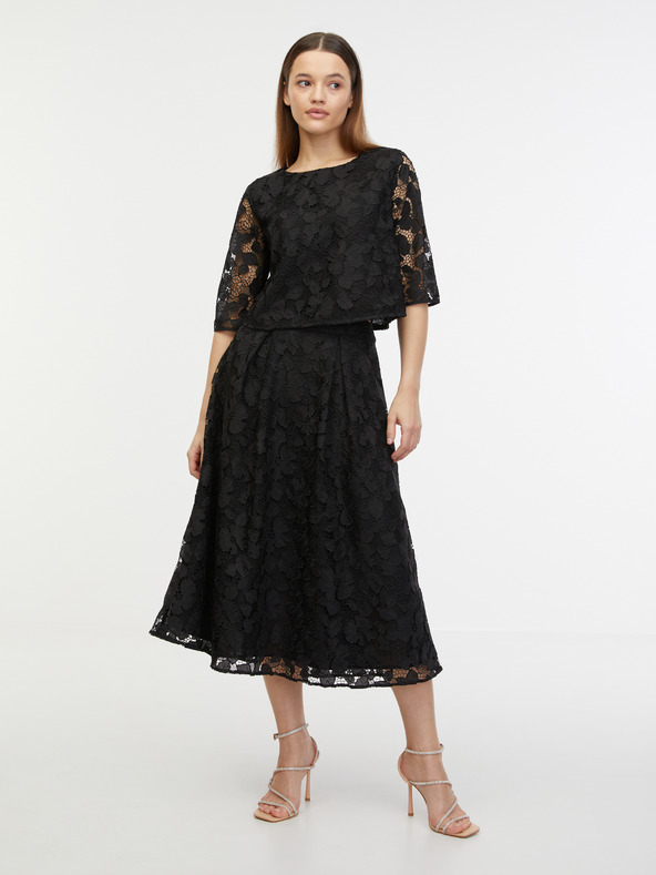 Orsay Schwarze Damen-Spitzenbluse ORSAY