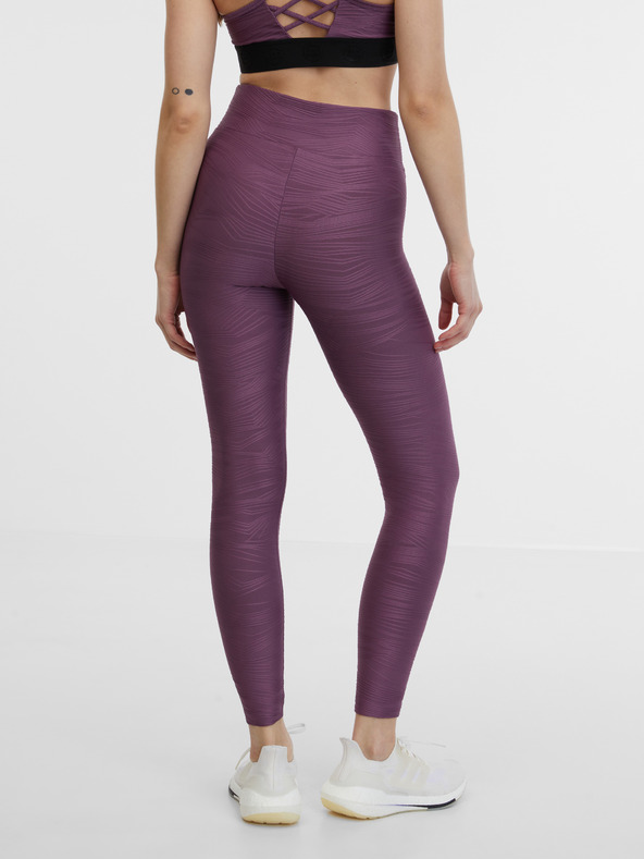 Orsay Lila gemusterte Damen-Sport-Leggings ORSAY