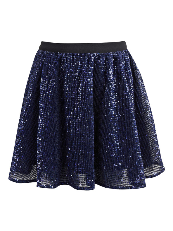 Orsay Dunkelblauer Mädchen-Pailletten-Rock ORSAY