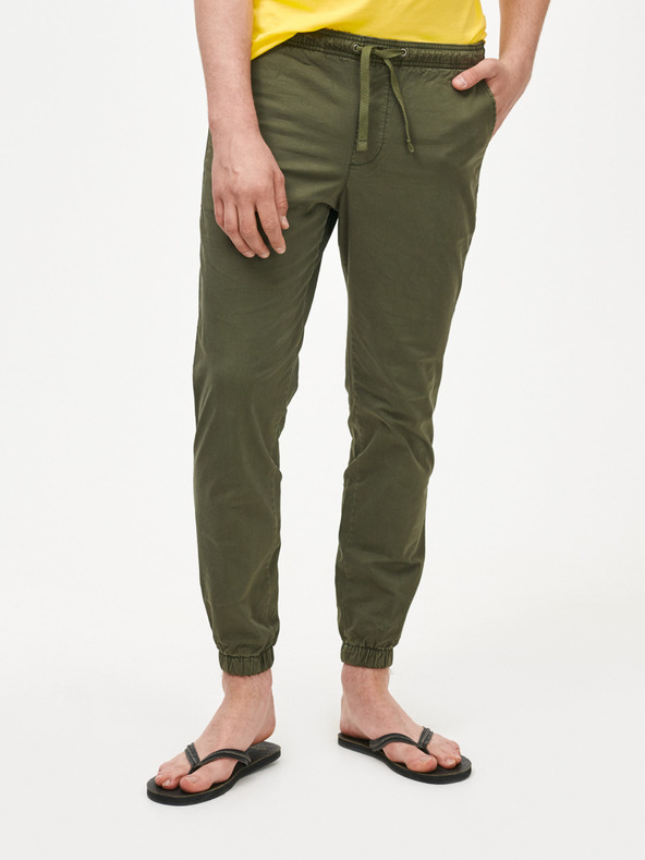 GAP Hose slim canvas joggers with GapFlex GAP