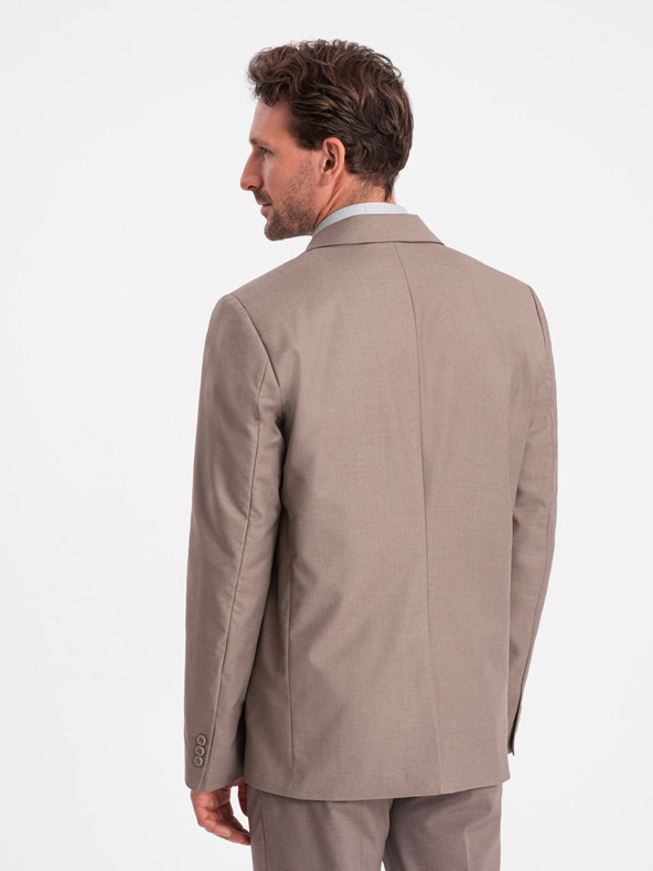 Ombre Clothing Beigefarbener Herren-Blazer Ombre Clothing