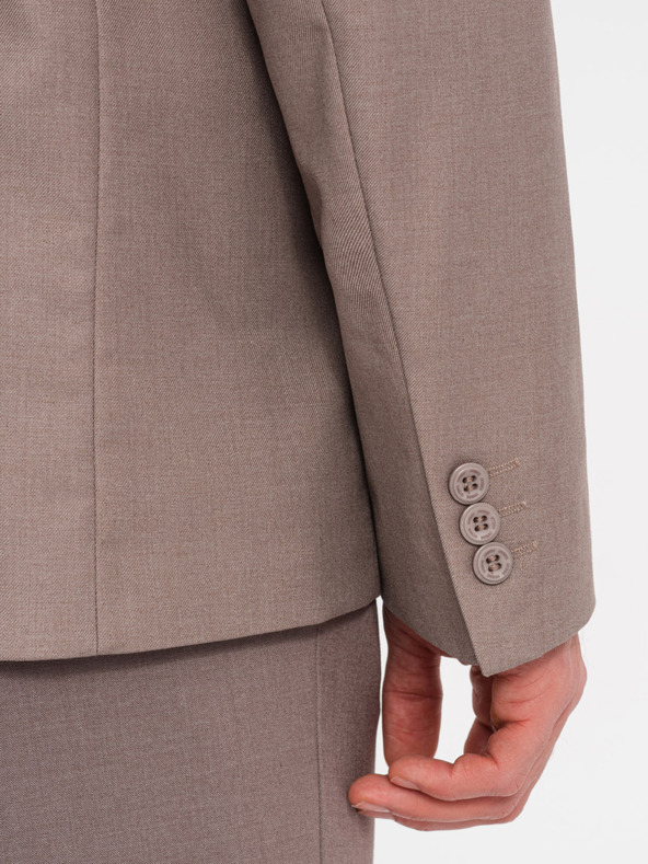 Ombre Clothing Beigefarbener Herren-Blazer Ombre Clothing