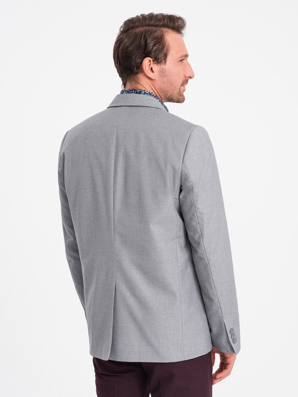 Ombre Clothing Graue Herrenjacke Ombre Clothing
