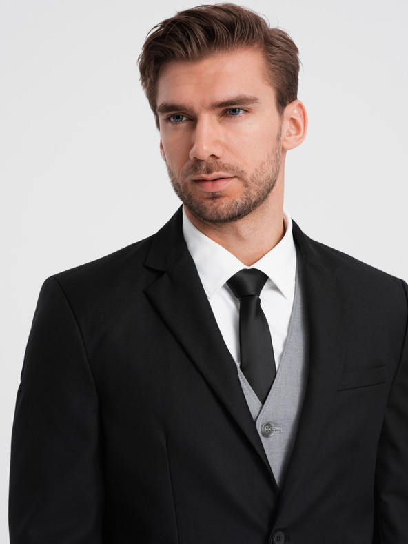 Ombre Clothing Schwarzes Herrensakko Ombre Clothing