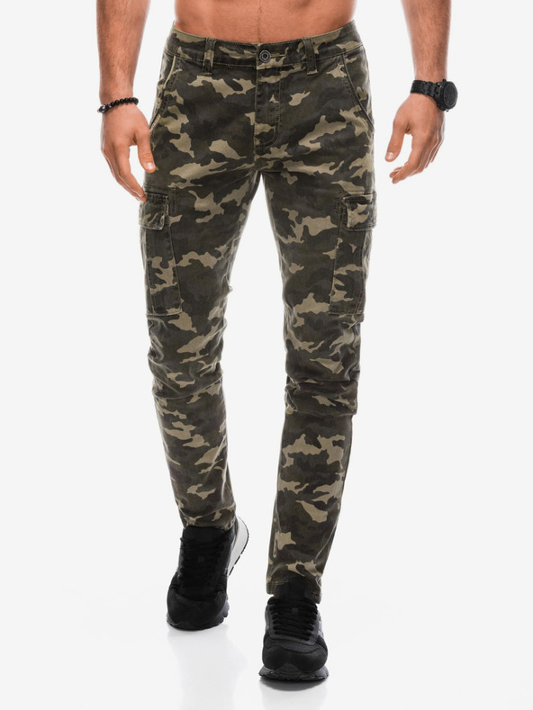 Edoti Khakifarbene Herren-Armee-Cargo-Hose Edoti