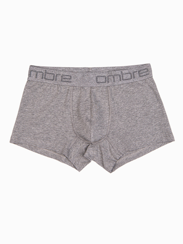 Ombre Clothing Dreier-Set Herren-Boxershorts in Grau, Burgunderrot und Schwarz Ombre Clothing