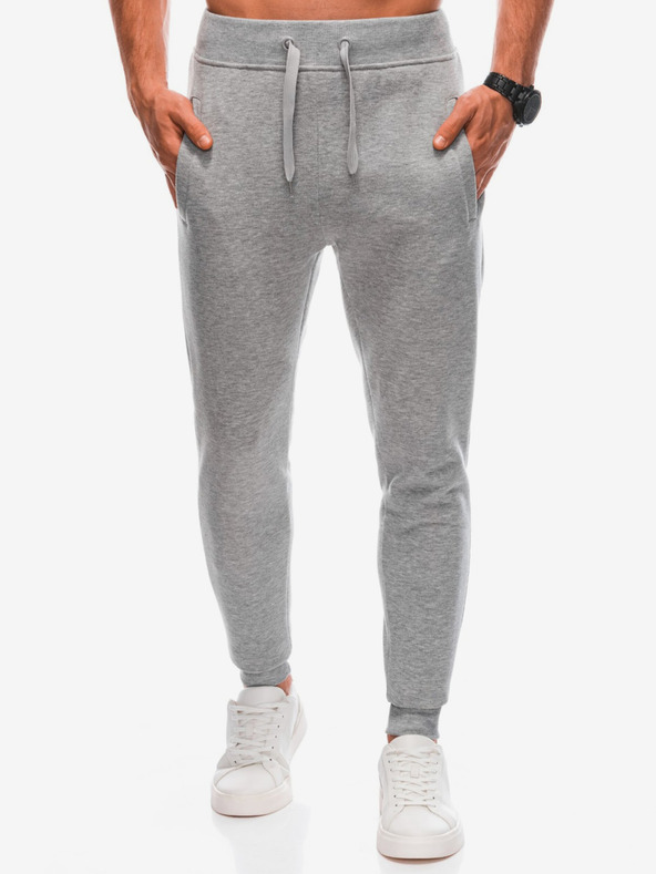 Edoti Graue Herren Basic Sweatpants Edoti