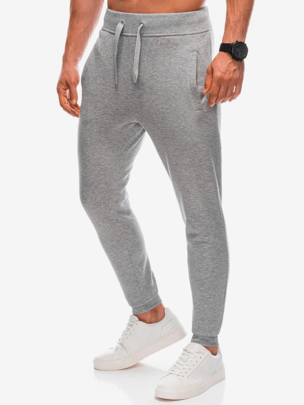 Edoti Graue Herren Basic Sweatpants Edoti