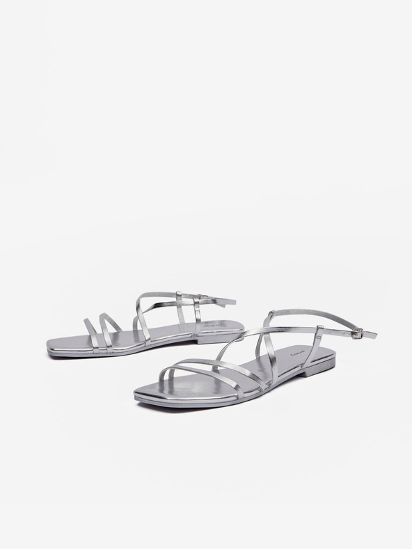 Orsay Silberne Damen Sandalen ORSAY