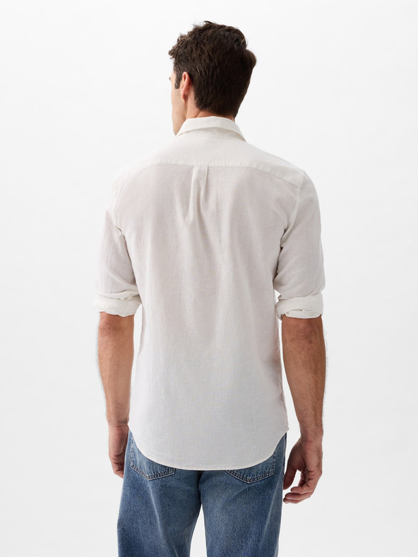 GAP Leinenhemd in Standard-Passform GAP