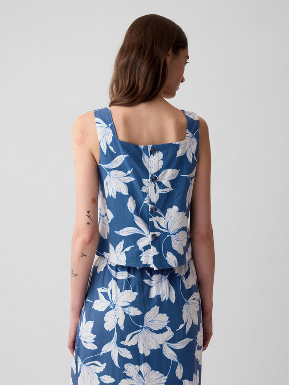 GAP Crop-Top aus Leinen GAP