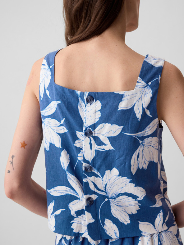 GAP Crop-Top aus Leinen GAP
