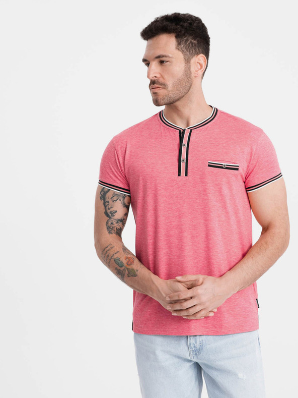 Ombre Clothing Altrosa Herren-Button-Down-Hemd Ombre-Kleidung